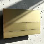Tryckknapp typ T till inbyggnadsfixtur WC K011A-Q och Slim 024N Borstad Guld - Bild 4