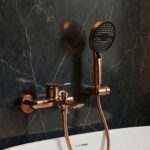 Badkarsblandare PREMIUM REA Vision Borstad koppar - Bild 4
