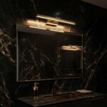 Badrum vägg LED-lampa APP1861-1W 60 cm GOLD - Bild 5
