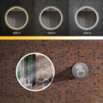 RUNT LED-SPEGEL HÄNGANDE I REM 70 cm 104 - Bild 5