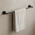 Enkel handdukshängare 5601 Leo Svart - Bild 2
