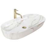 Ovanpåliggande tvättställ REA CLEO 81 Aiax Shiny