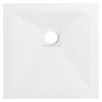 Stone Tray F duschkar 80 × 80 cm – vit - Bild 2