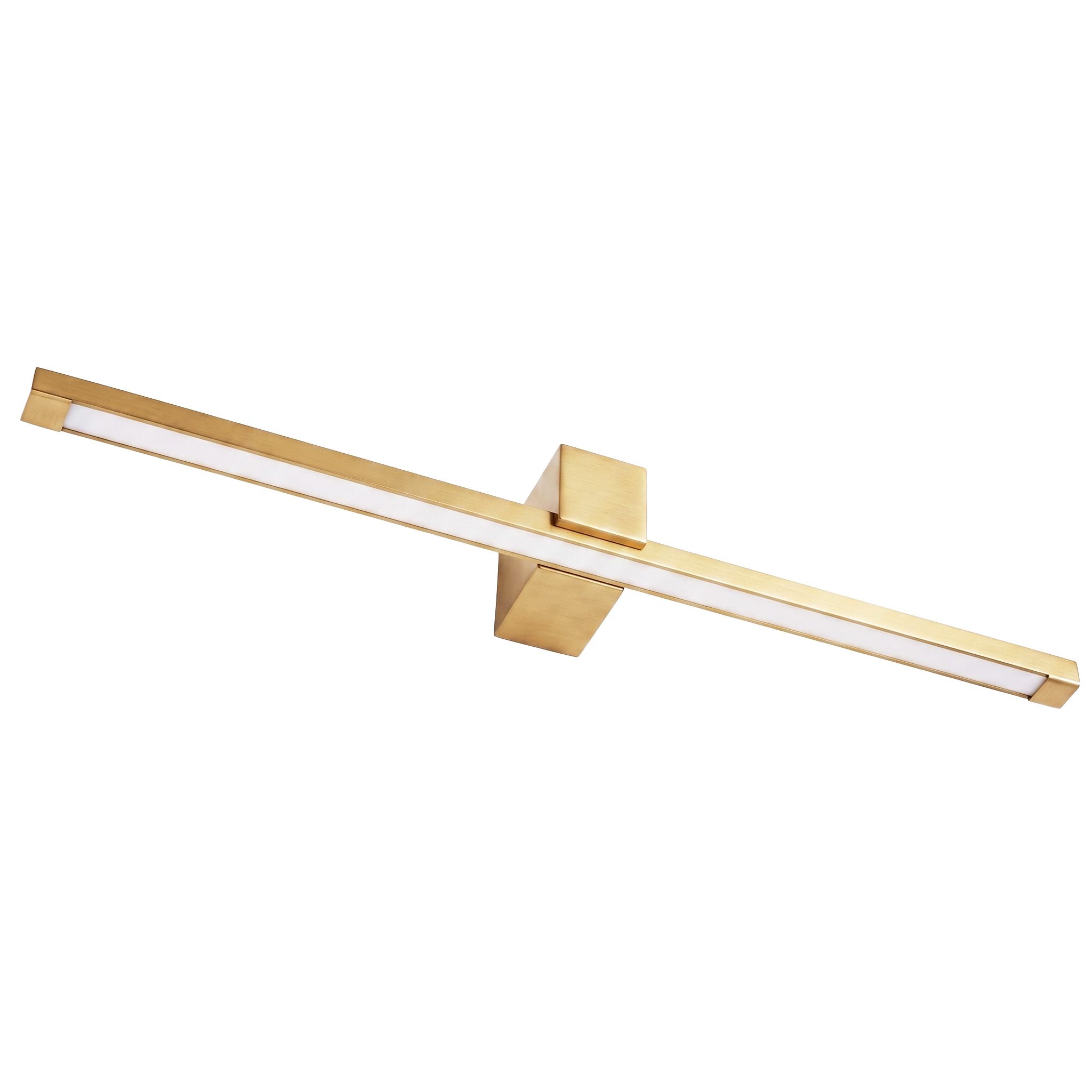 5ba92ecc25db37c3055dd917eb7d56c0.jpg Badrum vägg LED-lampa SWE048-1W 80cm GOLD BRUSH - Bild 1