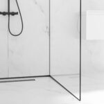 Fallprofil för glas höger 120 cm Svart - Bild 3