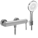 Duschblandare Rivo Borstad nickel
