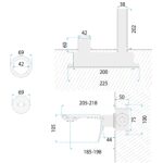 Inbyggd tvättställsblandare VISION Krom + BOX - Bild 10
