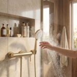 Duschblandare Rivo Borstad Guld - Bild 2