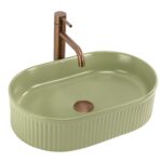Ovanpåliggande tvättställ Vanda Pistachio Matt - Bild 2