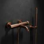 Badkarsblandare Lungo Grip Borstad Koppar - Bild 3