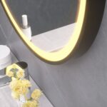 RUNT LED-SPEGEL HÄNGANDE I REM 70 cm 104 - Bild 7