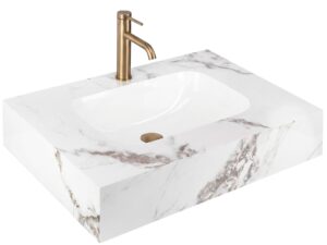 Vägghängt tvättställ Aresa Cold Jade 70