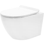 Vägghängd WC-skål Carlo Mini Rimless Flat - Bild 8