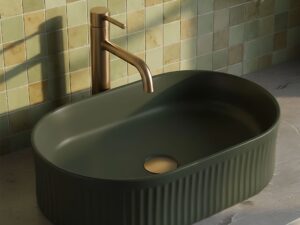 Ovanpåliggande tvättställ Vanda Olive Matt
