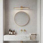 Badrum vägg LED-lampa SWE047-1W 60cm GOLD BRUSH - Bild 4