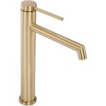 Hög handfatsblandare Foss borstad guld - Bild 4