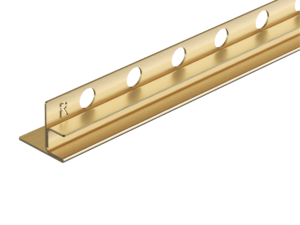 Fallprofil för glas höger 120 cm Guld