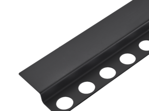 Fallprofil golv front 130 cm Svart