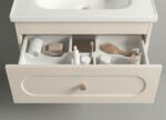 Badrumsmöbelset med handfat River 60 cm Beige - Bild 5