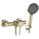 Duschblandare Lungo Stripe Borstad Guld