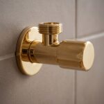 Vinkelventil 02 1/2" x 3/4" Gold - Bild 5