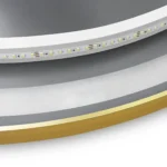LED-spegel MMJ 50 cm – borstad guld - Bild 8