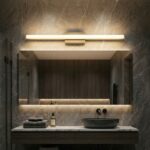 BADRUMSVÄGGLAMPA LED 80CM APP1853-1W BRUSH GOLD - Bild 2