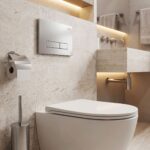 HD-spolningsknapp för inbyggnadsfixtur WC K011A-Q and Slim 024N Satin - Bild 3