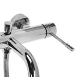 Badkarsblandare Lungo Diamond Krom - Bild 4
