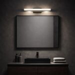 BADRUMSVÄGGLAMPA LED 42CM APP1854-1W SVART - Bild 9
