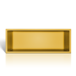 WALL-BOX ONE Guld Inbyggnadshylla i rostfritt stål Guld 60x20x10 cm