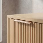 Badrumsskåp under handfat Core 80cm Beige - Bild 8