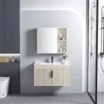 Badrumsmöbelset med tvättställ Astor 60 cm Beige