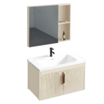 Badrumsmöbelset med tvättställ Astor 60 cm Beige - Bild 5