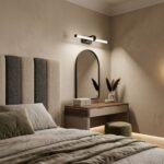 Badrum vägg LED-lampa APP1887-1W 40cm SVART - Bild 4