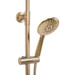 Duschset med termostat Lungo Borstad Guld - Bild 7
