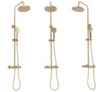 DUSCHSET MED TERMOSTAT PAROT Borstad Guld - Bild 13