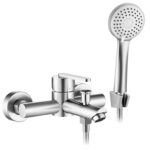 Badkarsblandare Ontario Borstad Nickel
