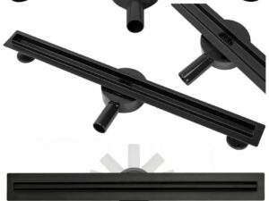 Linjegolvbrunn Neo Slim Pro Svart 80