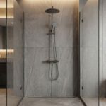 Duschset utan pip med termostat Lungo Titan - Bild 8