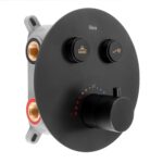 Inbyggt duschset med termostat LUNGO Svart + BOX - Bild 2