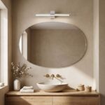 Badrum vägg LED-lampa SWE041-1W 60cm Krom - Bild 2