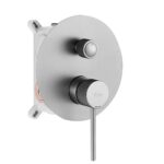 Inbyggd duschset Lungo Stripe Borstad Nickel + BOX - Bild 3