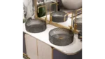 Fristående tvättställ Ekeröd Cristal Grå - Bild 2