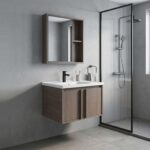 Badrumsmöbelset med tvättställ Gama T25023 KJM 60CM - Bild 5