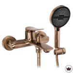 Badkarsblandare PREMIUM REA Vision Borstad koppar - Bild 6