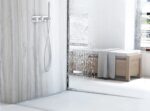 Lutningslist för duschbrunn 100 cm Borstad Nickel - Bild 2
