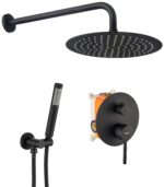 Inbyggt duschset Lungo Svart BOX