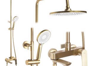 Duschset AVALON BORSTAT GULD