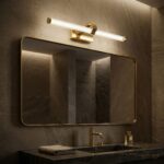 Badrum vägg LED-lampa APP1884-1W 60cm GOLD - Bild 6